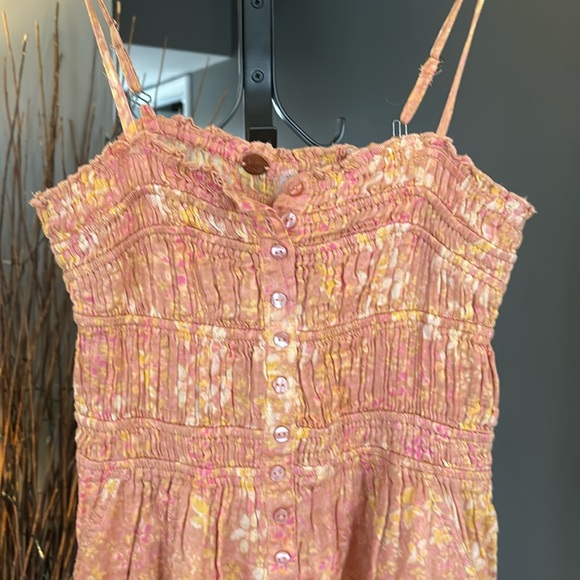 Free People FP One Sammi Floral Romper with adjustable straps. Small NWOT - Picture 7 of 17